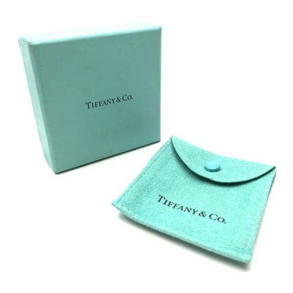 Tiffany Bean Necklace 18mm Silver
